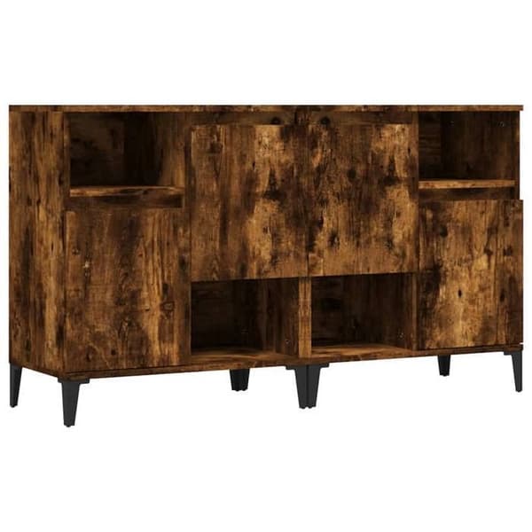 Buffé - Maison Exclusive - Rökig ek - 60x35x70 cm - Ingenjörsträ