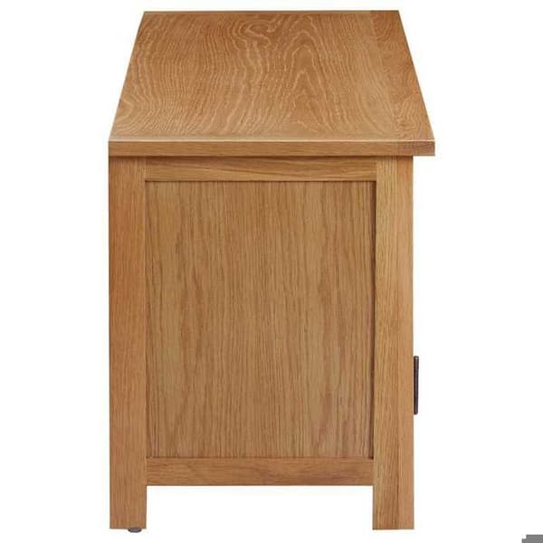 Maison Exclusive - TV-møbel 110x35x44 cm i massiv egetræ