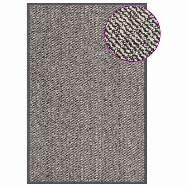Maison Exclusive - Tæppe med lang luv 120x180 cm Lys brun