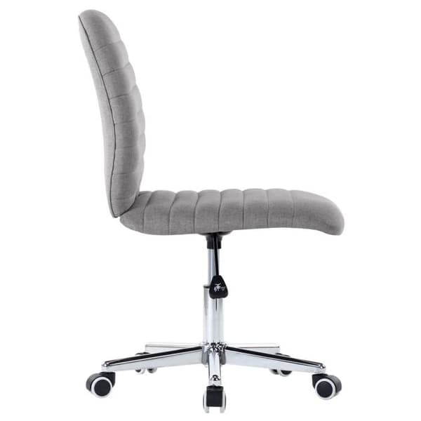 Maison Exclusive - Matstolar set om 6 ljusgrå tyg