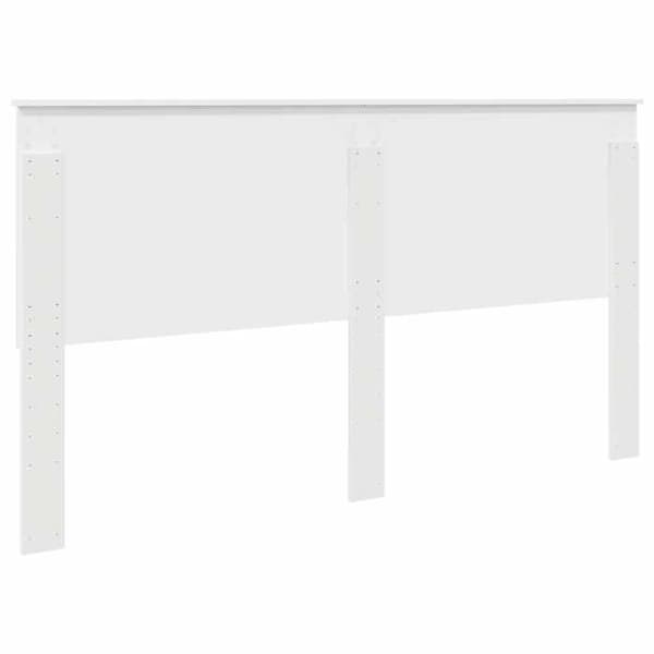 Maison Exclusive - Vit sänggavel 100 cm Ingenjörsträ