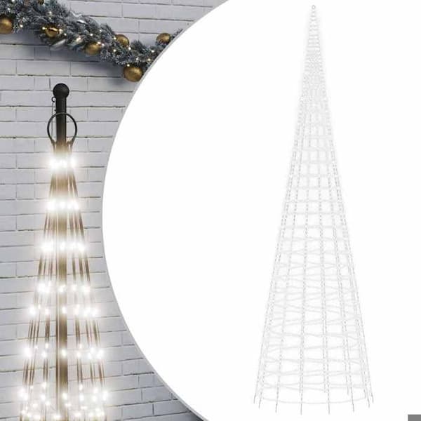 Maison Exclusive - LED-julgran 3000 LED vit 800 cm