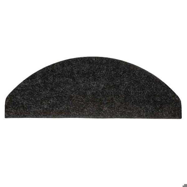 Maison Exclusive - Selvklæbende trappetæpper 15 stk 56x17x3 cm Sort Svart