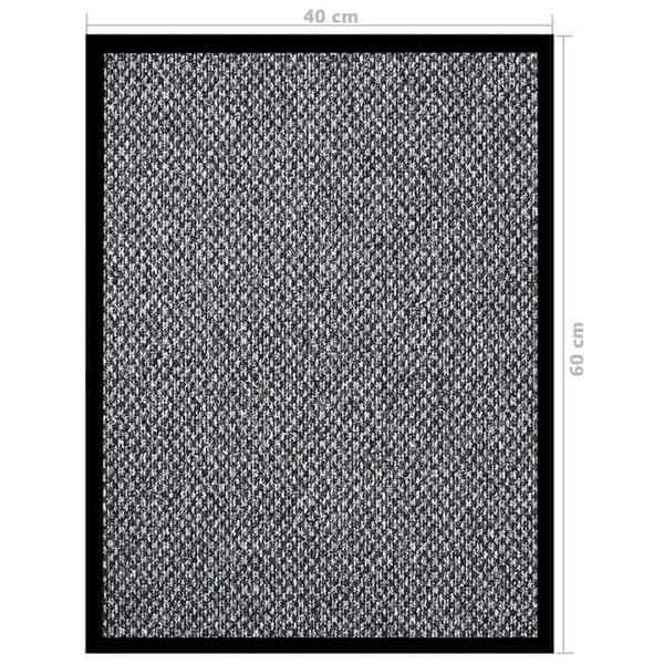 Maison Exclusive - Harmaa ovimatto 40x60 cm