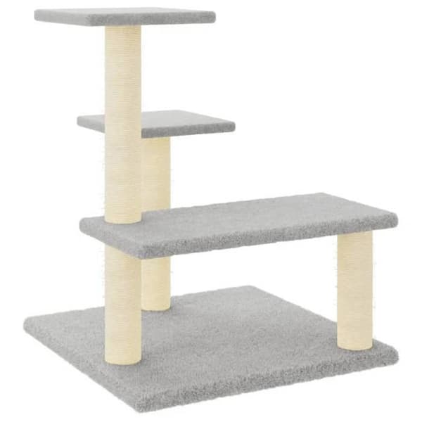 Maison Exclusive - Kattekradse med lys grå sisal 61 cm