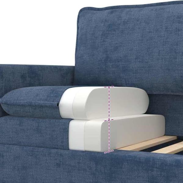 Maison Exclusive - Sæt af 2 Sofaer Blå Polyester