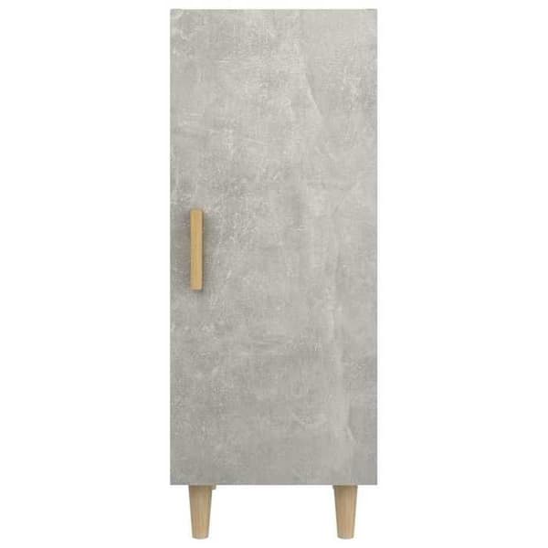 Maison Exclusive - Buffet Grå beton 34,5x34x90 cm Ingeniørtræ