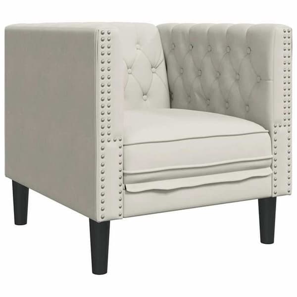Maison Exclusive - Chesterfield-tuoli, kermaisen samettinen