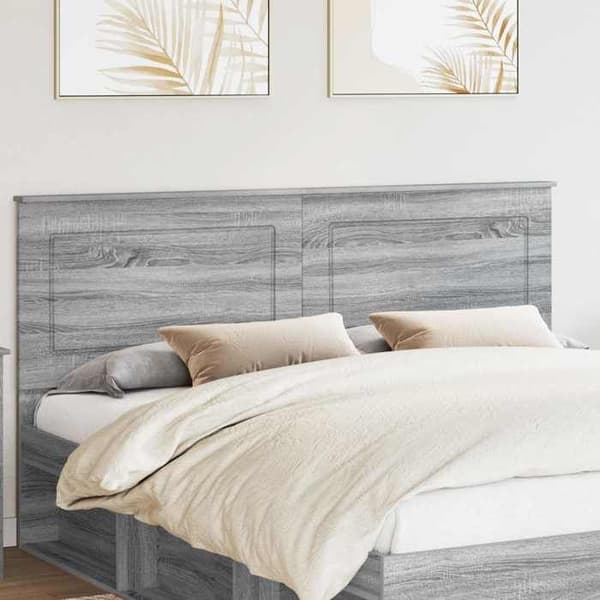 Maison Exclusive - Hovedgærde Grå Sonoma 100 cm Ingeniørtræ