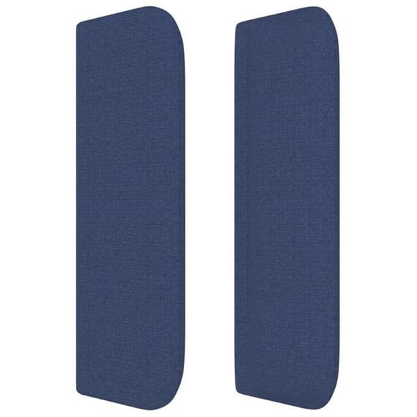 Sänggavel - Med öron - Blå - Höjdjusterbar - 100% polyester Blå