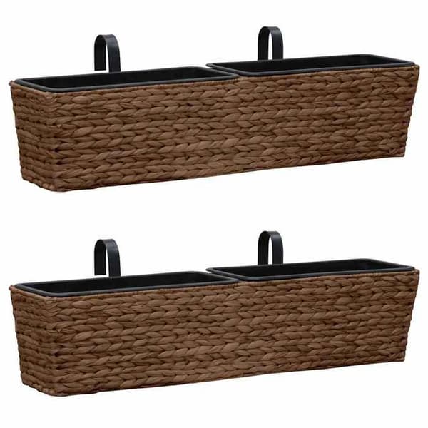 Maison Exclusive - Blomkrukor 2 st vattenhyacint brun