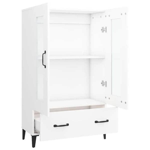 Maison Exclusive - Buffé hög Vit 70x31x115 cm Ingenjörsträ