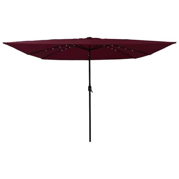 Maison Exclusive - Trädgårdsparasol Bordeaux 295 x 295 x 245 cm