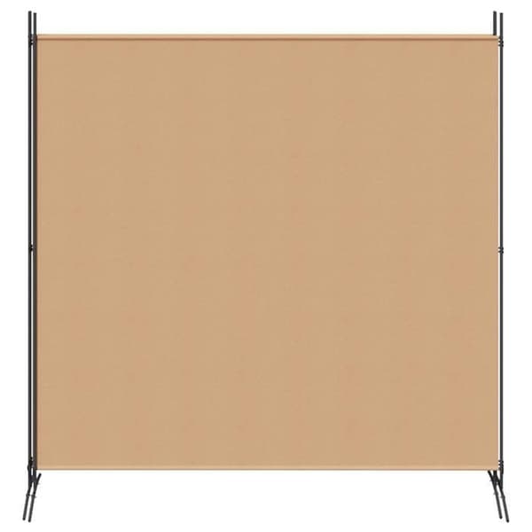 Maison Exclusive - 4-paneler Rumdeler Beige 525 x 180 cm Stof