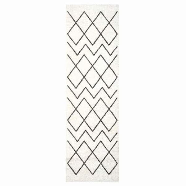 Köksmatta - EXKLUSIV HEM - 150 x 45 cm - Vit - Sammet - Halkfri