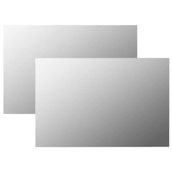 Maison Exclusive - Väggspegel 2 st 60x40 cm Rektangulär Glas