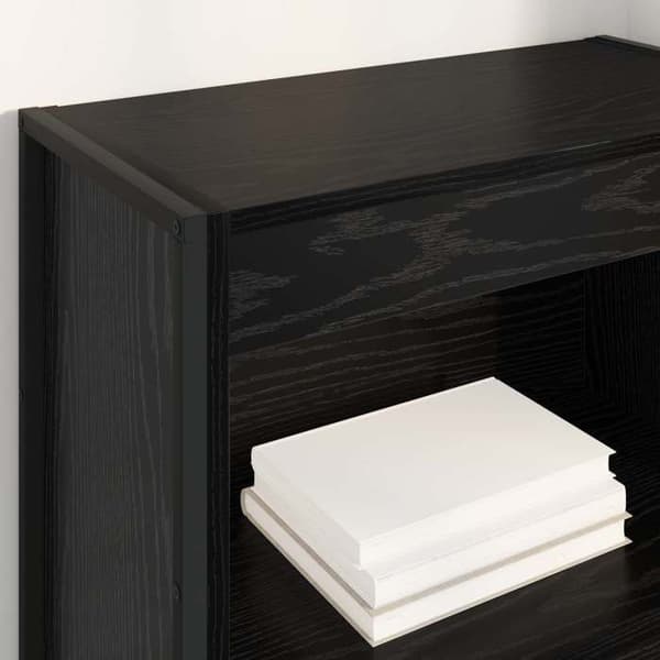 Maison Exclusive - Bibliotek 60 x 30 x 155 cm Ingeniørtræ Sort eg