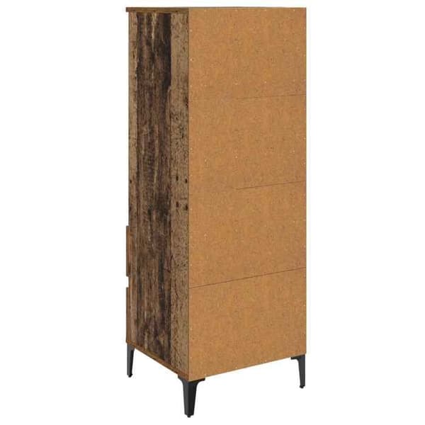 Maison Exclusive - Hög Skåp i Antik Trä 40 x 36 x 110 cm Ingenjörsträ