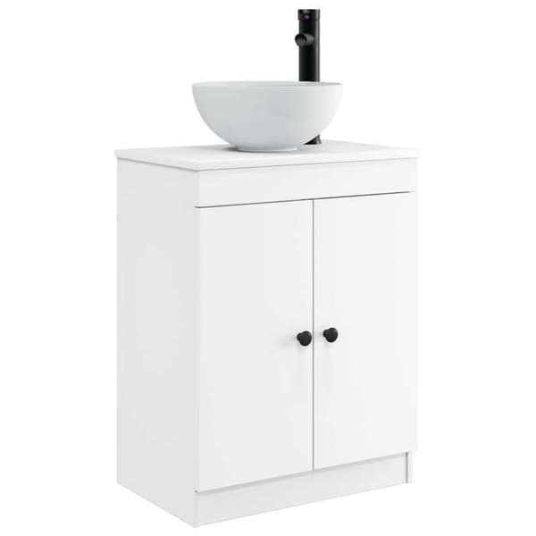 Maison Exclusive - Badeværelsesmøbel med hvid vask 54 x 35 x 83 cm