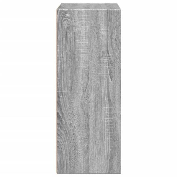 Maison Exclusive - Sonoma grå bibliotek 60x30x77 cm ingenjörsträ