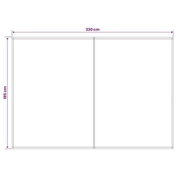 Maison Exclusive - Varateltta tummanharmaa 350 x 200 cm polyesteri