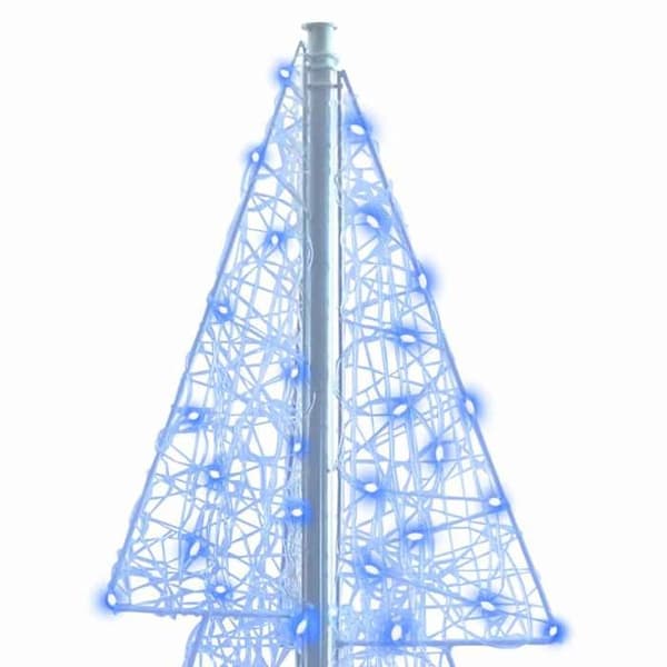 Julgran - EXKLUSIV HEM - 240 LED - Blå - 180 cm - USB-strömförsörjning Blå