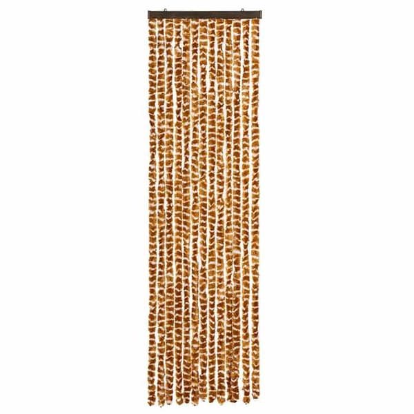 Maison Exclusive - Ockergul och vit myggnät 56x200 cm chenille