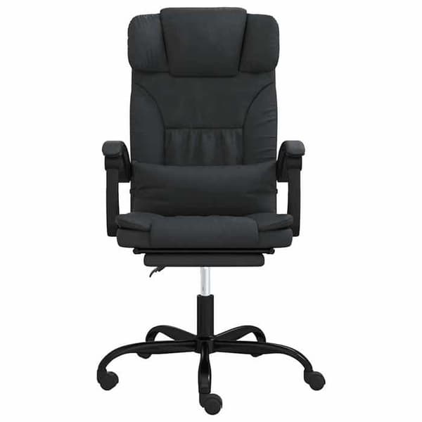 Maison Exclusive - Kontorstol med vippefunktion i sort kunstlæder Svart