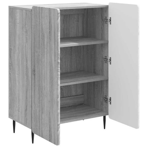 Maison Exclusive - Buffé Sonoma grå 66 x 34,5 x 92 cm Ingenjörsträ