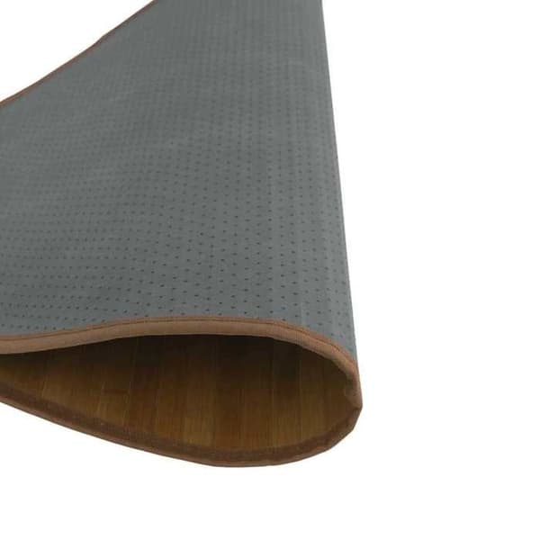 Maison Exclusive - Rund matta brun 100 cm bambu