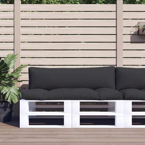 Maison Exclusive - Pallet puder sæt af 2 sort stof
