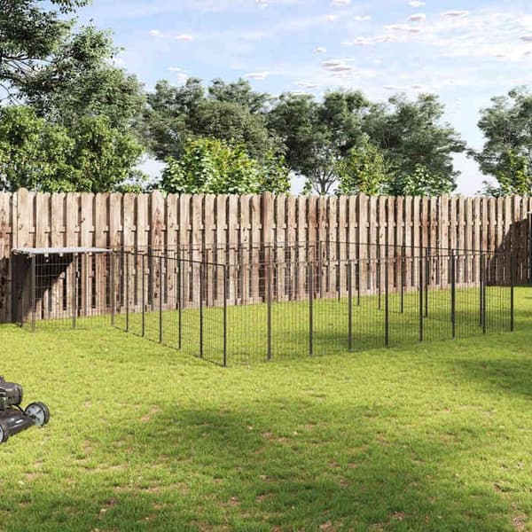 Maison Exclusive - Chenil Noir 20,57 m² Teräs