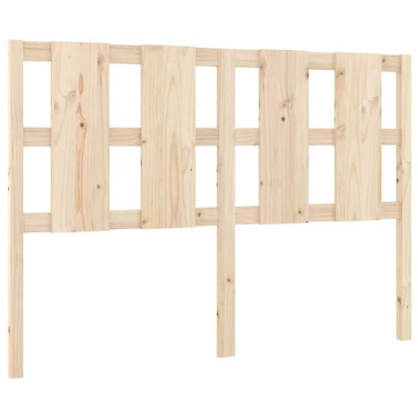 Sängynpääty - Massiivipuu - Mänty - Ruskea - 145,5x4x100 cm Brun