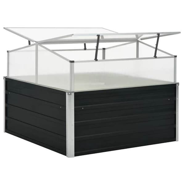 Maison Exclusive - Serre Anthracite 100x100x77 cm Galvaniserat stål