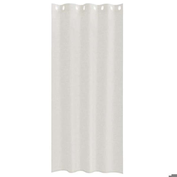 Maison Exclusive - Gardin i Voile 2 st Kräm 225 x 140 cm Polyester