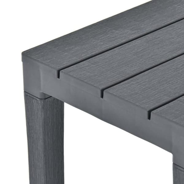 Maison Exclusive - Bænke til haven 2 stk. Antracit Plast