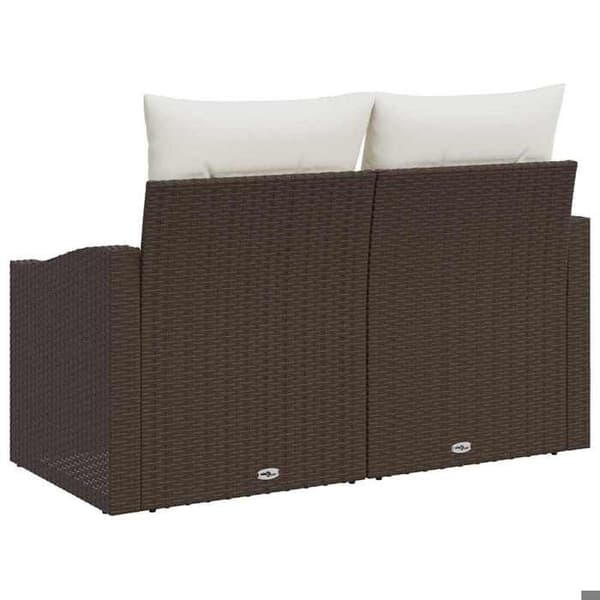 Maison Exclusive - Puutarhatuoli tyynyllä 123 x 62 x 69 cm polyrottinki