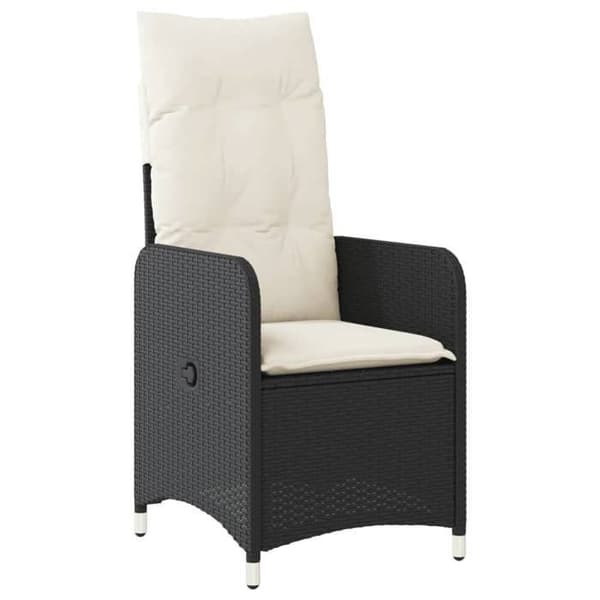 Maison Exclusive - Trädgårdsfällstolar set om 2 och bord i flätad resin