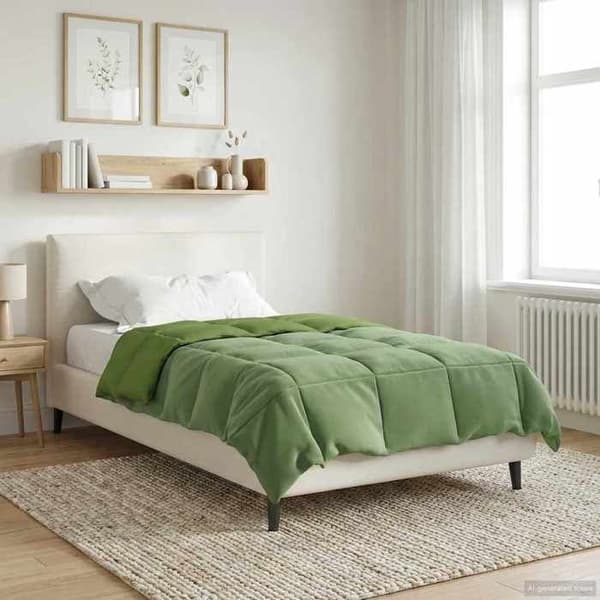 "Couette - EKSKLUSIVT HUS - 135 x 200 cm - Vinter - Mikrofiber - Vendbar fløjl"
