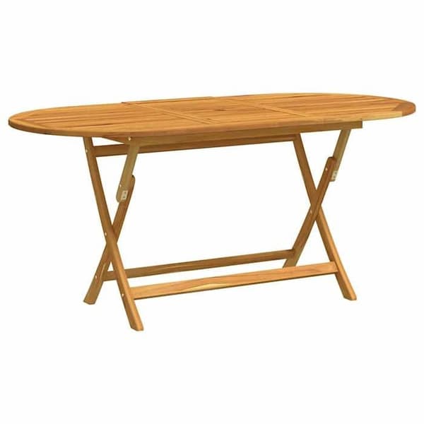 Maison Exclusive - Fällbord för trädgård 160x85x75 cm Massivt eukalyptusträ