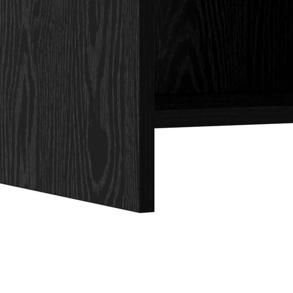 Maison Exclusive - Natborde 2 stk Sort eg 40 x 30 x 60 cm