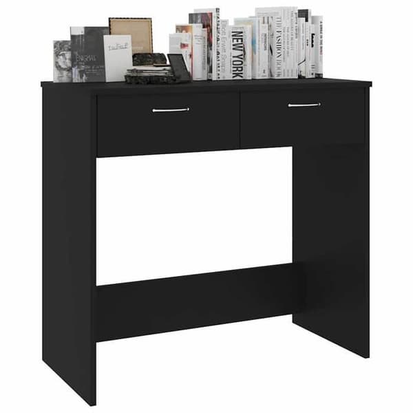 Bureau - EKSKLUSIVT HUS - Eksklusivt Hus - 80 x 40 x 75 cm - Sort - 1 skuffe Svart