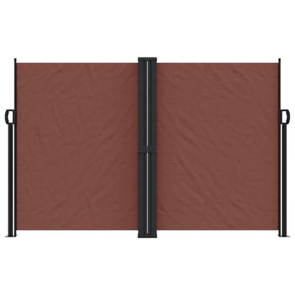 Maison Exclusive - Fällbart sidotak brun 160x600 cm