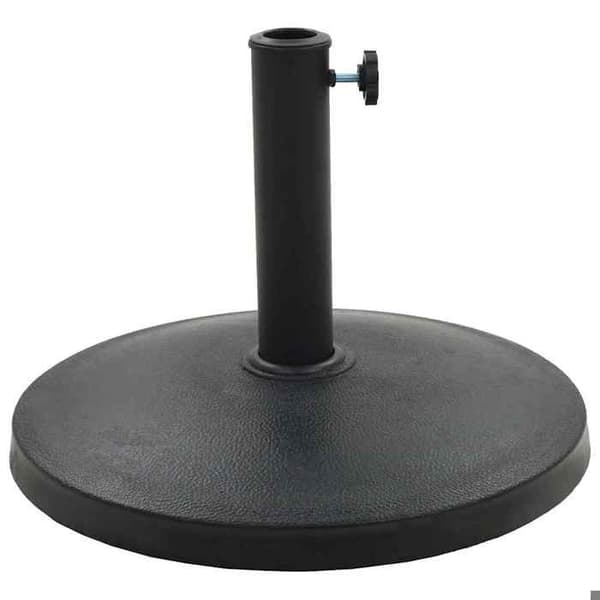 Maison Exclusive - Rund parasolfod Polyrésin 10 kg Sort