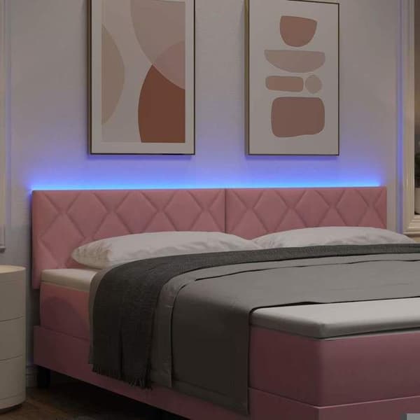 Maison Exclusive - LED-pääty 180 cm Ruusu Sametti Ros