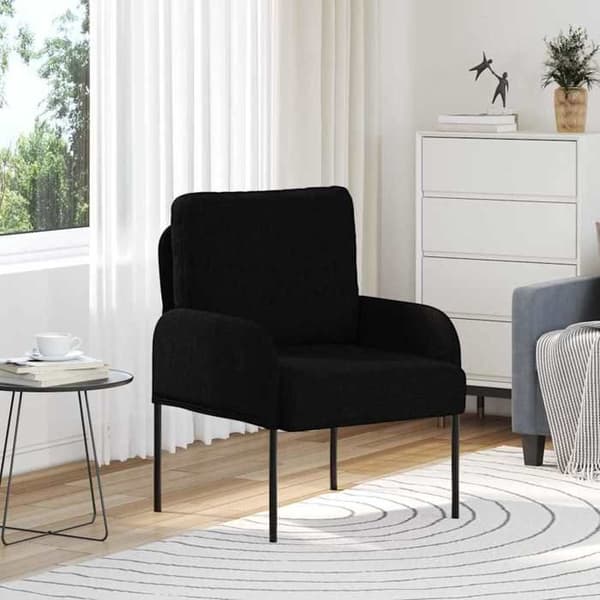 Maison Exclusive - Sofaer med pude 55cm Sort Krydsfiner