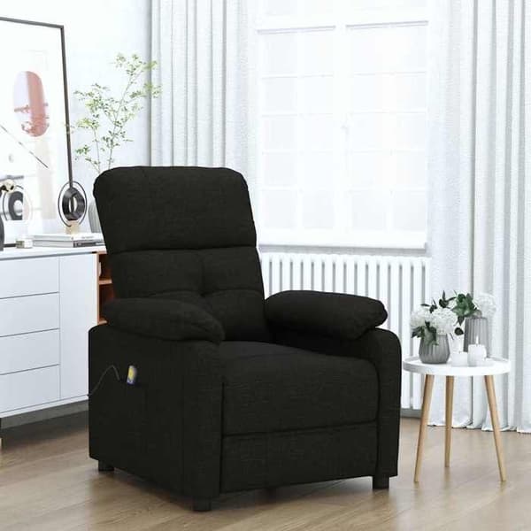 Maison Exclusive - Musta kangasmassagetuoli