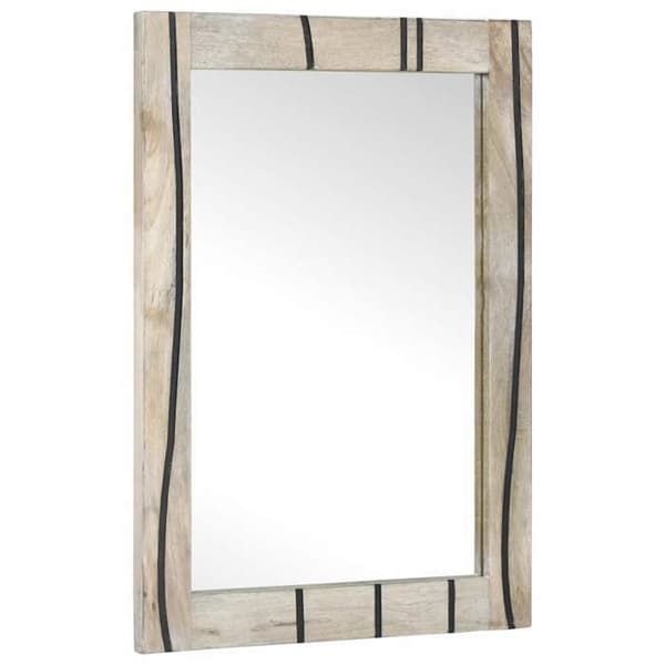 Maison Exclusive - Badrumsspegel Vit 50 x 2,5 x 70 cm Rektangulär