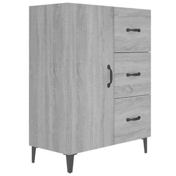Maison Exclusive - Buffé Sonoma Grå 69,5x34x90 cm Ingenjörsträ