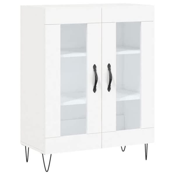 Maison Exclusive - Vit buffé 69,5x34x90 cm ingenjörsträ